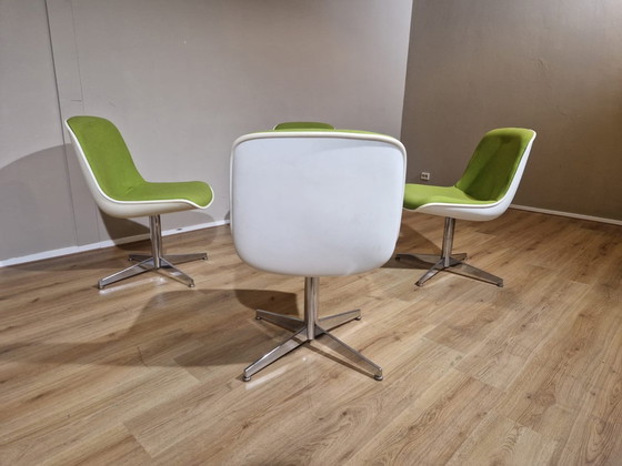 Image 1 of 4X Steelcast Strafor Chairs - Vintage - Space Age - Design