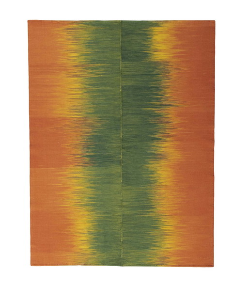 Designer Kelim Fars tissé à la main - 190 X 143 cm (Nouveau)