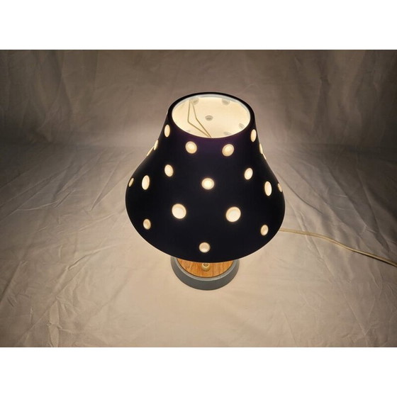 Image 1 of Lampe de table vintage avec abat-jour en métal "6217", 1950