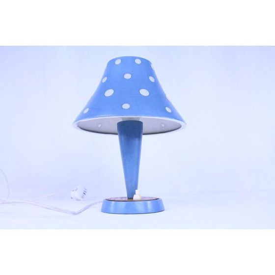 Image 1 of Lampe de table vintage avec abat-jour en métal "6217", 1950