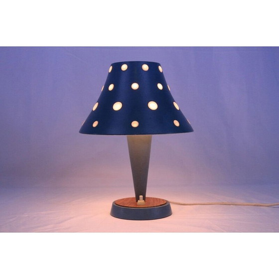 Image 1 of Lampe de table vintage avec abat-jour en métal "6217", 1950