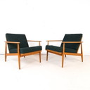 2X Fauteuil Vintage Design Danois