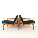 2X Fauteuil Vintage Design Danois