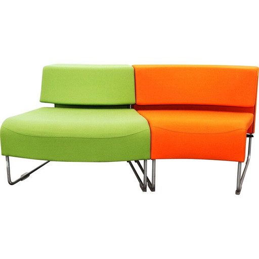 Paire de fauteuils Path vintage par Dorigo pour Sitland