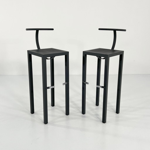 Paire de tabourets Sarapis par Philippe Starck pour Driade, 1980S