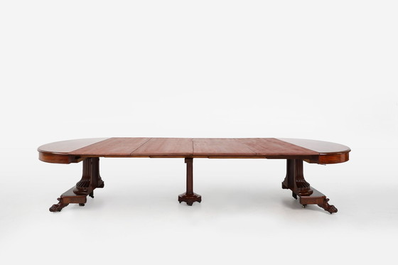 Image 1 of Table de salle à manger anglaise extensible de style victorien, vers 1830