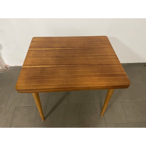 Table de salle à manger extensible en bois d'époque pour Český Nábytek, Tchécoslovaquie 1960