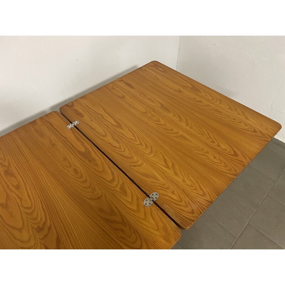 Image 1 of Table de salle à manger extensible en bois d'époque pour Český Nábytek, Tchécoslovaquie 1960