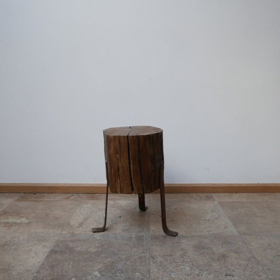 Image 1 of Table d'appoint en forme de souche anglaise du Mid Century, 1970