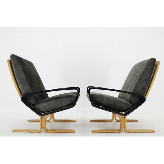 Image 1 of Paire de fauteuils vintage de Ludvik Volak pour Drevopodnik Holesov, Tchécoslovaquie 1970