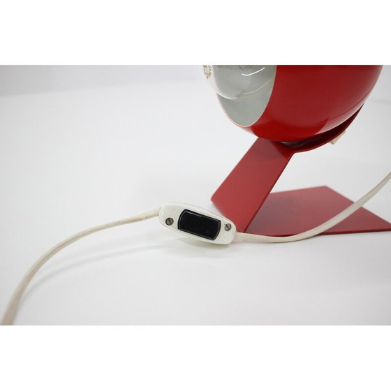 Image 1 of Lampe de table rouge réglable, Allemagne 1960