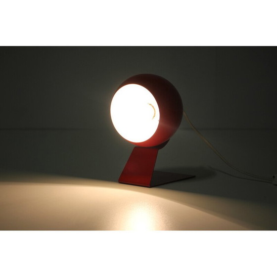 Image 1 of Lampe de table rouge réglable, Allemagne 1960