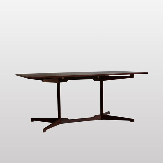 Image 1 of Bureau vintage en bois et placage de chêne, Italie 1970