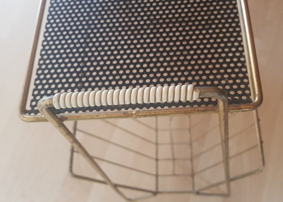 Image 1 of Porte-revues en laiton avec dentelle en métal