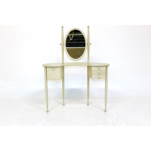 Coiffeuse vintage en bois, Suède 1970