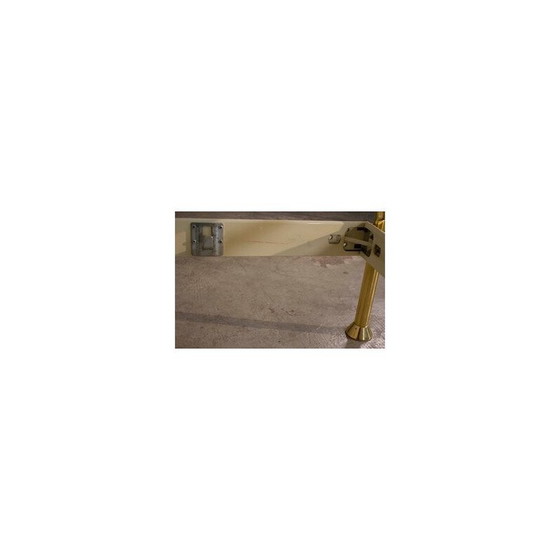 Image 1 of Lit de jour double vintage en laiton de Lipparini, Italie 1970