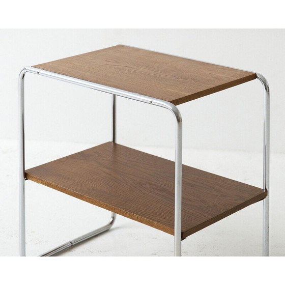 Image 1 of Table d'appoint vintage en bois modèle B12 par Marcel Breuer pour Thonet, 1930