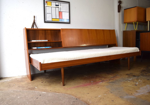 Mid Century Daybed Lit de jour Vintage Bed 1960