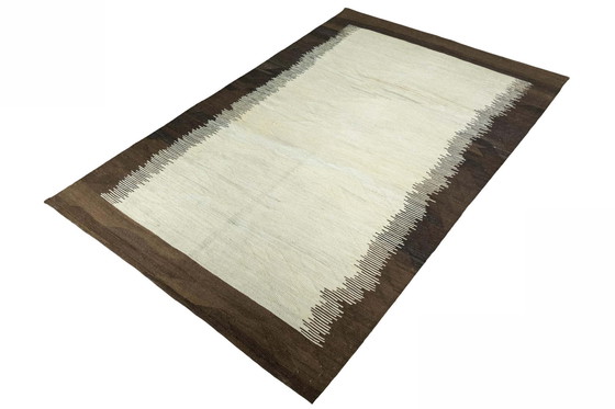 Image 1 of Designer Kelim Fars tissé à la main - Nouveau - 227 X 151 cm