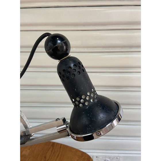 Image 1 of Lampe à balancier noire vintage de Charles Martin, 1970