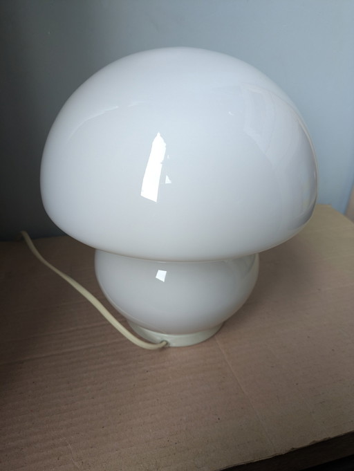 Lampe à champignon blanc '70's