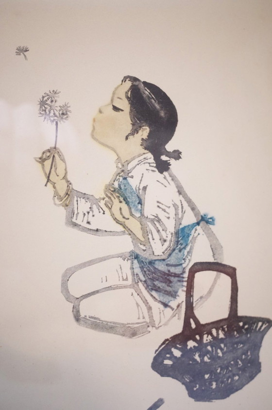 Image 1 of Wu Fan "Pusteblume" impression lithographique