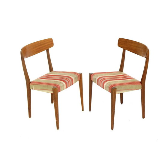 Image 1 of Paire de chaises vintage en teck de Skaraborgs Möbelindustri Tibro, Suède 1960