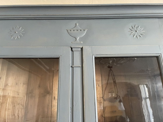 Image 1 of Haute vitrine 18E siècle Armoire de service Armoire de cuisine 3 M française