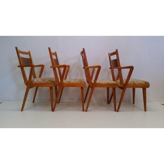 Image 1 of Ensemble de 4 chaises de salle à manger vintage JI-350 pour Jitona - 1960s