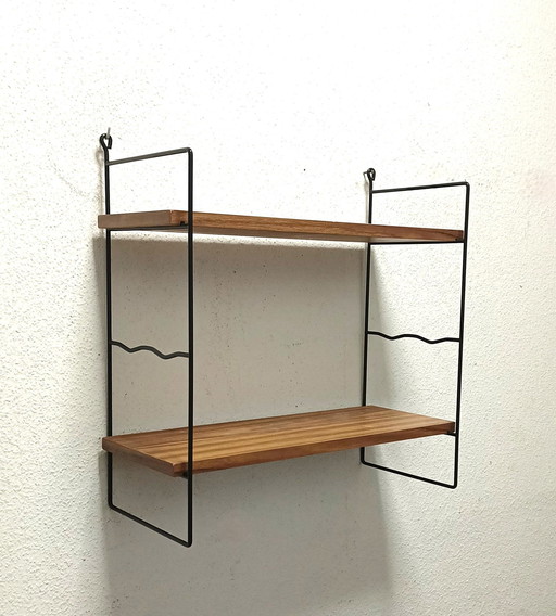 Étagère murale Fifties avec deux étagères