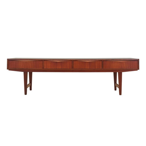 Image 1 of Buffet bas vintage en teck, Danemark 1970
