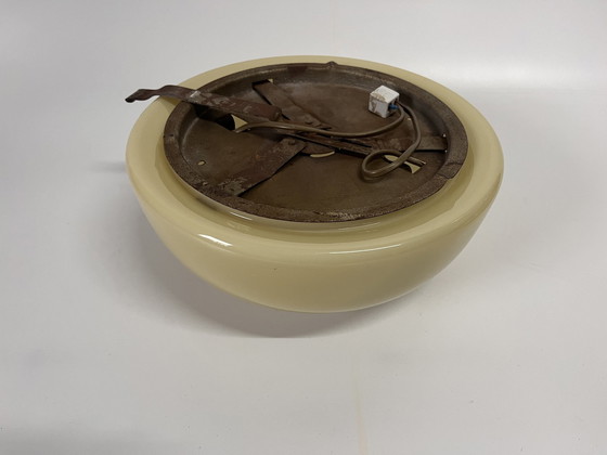 Image 1 of Plafonnier vintage en opaline
