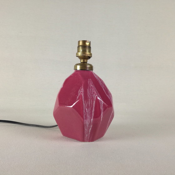Image 1 of Pied De Lampe Cubiste En Céramique