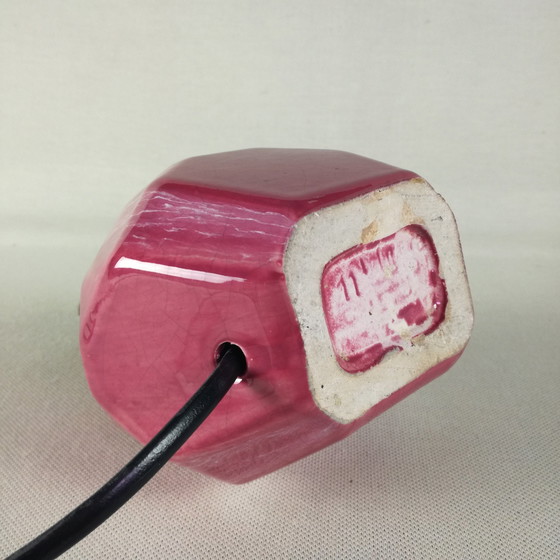 Image 1 of Pied De Lampe Cubiste En Céramique