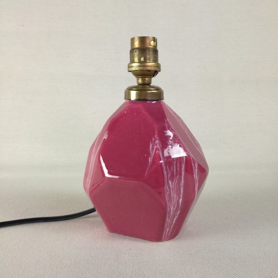 Image 1 of Pied De Lampe Cubiste En Céramique
