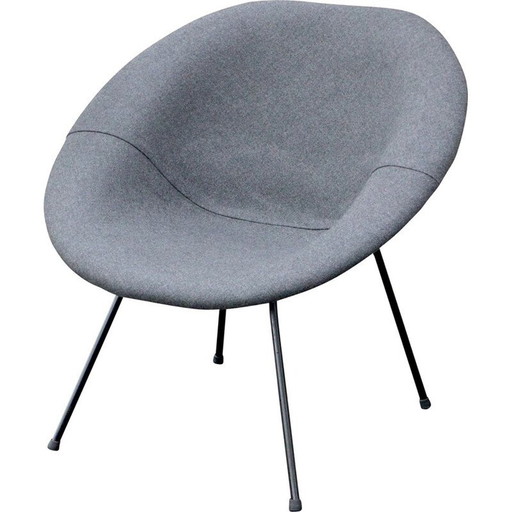 Fauteuil vintage en fibre de verre par Claude Vassal Magasins Pilotes, 1950