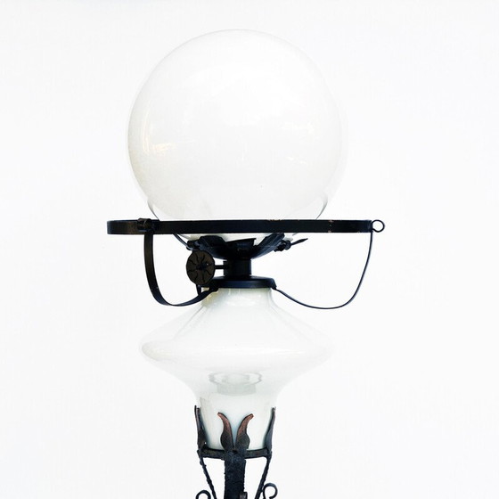 Image 1 of Lampe de table en cuivre du milieu du siècle, Pologne 1960s