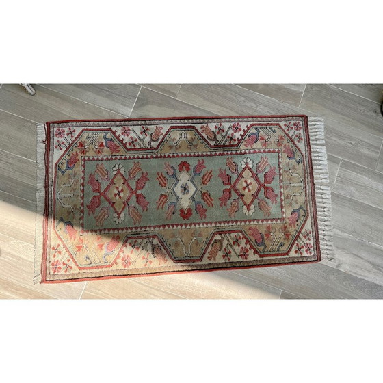 Image 1 of Tapis oriental vintage art déco Milas