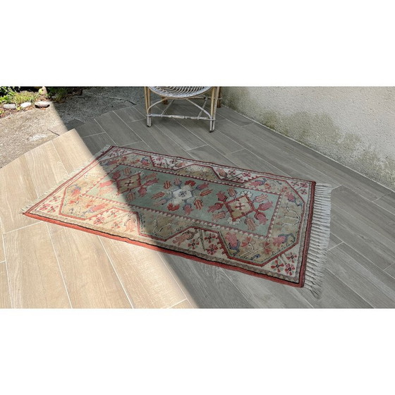 Image 1 of Tapis oriental vintage art déco Milas