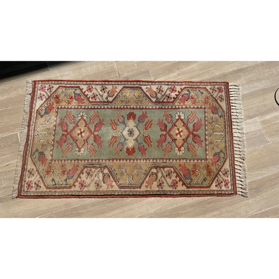 Image 1 of Tapis oriental vintage art déco Milas