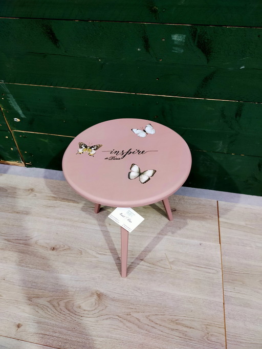 Tabouret , Vieux rose