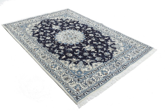 Image 1 of Tapis persan noué à la main original Naïn 12 La 242 X 170 cm