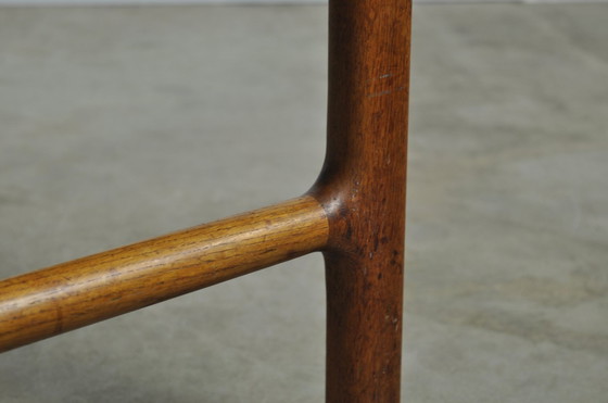 Image 1 of A/S Mikael Laursen / Fauteuil en cuir vintage / Illum Wikkelsø / Danemark 1960S
