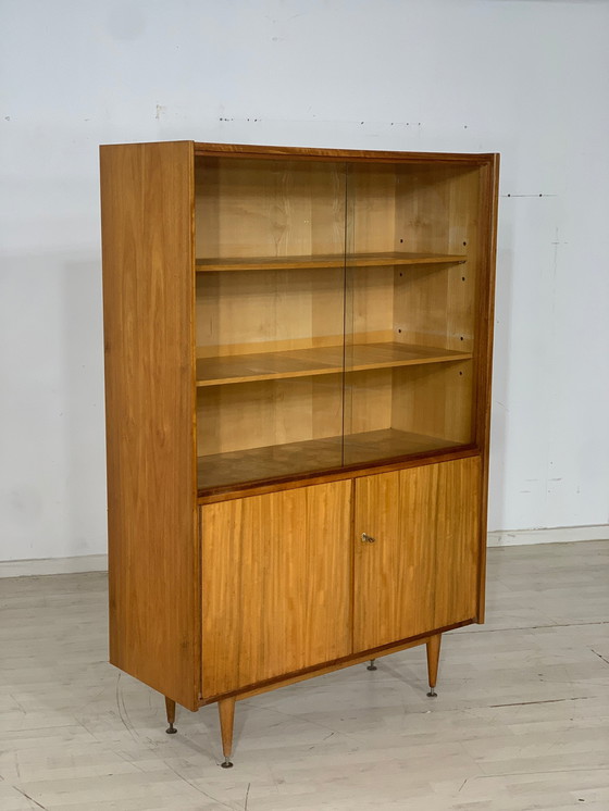 Image 1 of Mid Century highboard armoire vitrine vintage