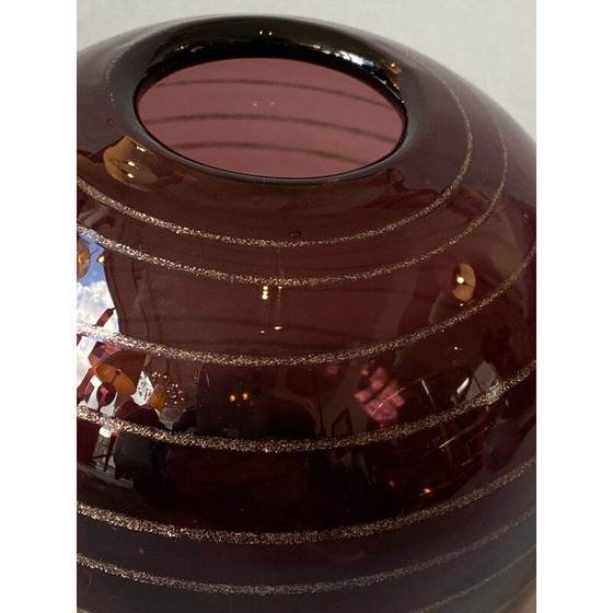 Image 1 of Vase en verre vintage de Robert Pierini à Biot, 1983