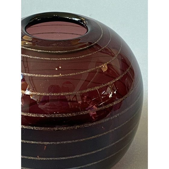 Image 1 of Vase en verre vintage de Robert Pierini à Biot, 1983