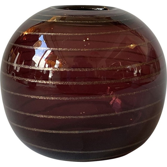 Image 1 of Vase en verre vintage de Robert Pierini à Biot, 1983