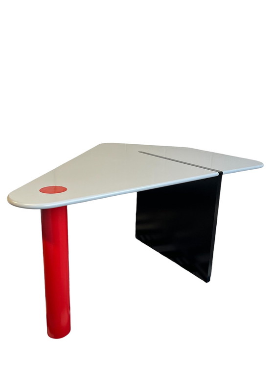 Image 1 of Table ou bureau vintage "Kite" par Castelijn, Louk Straver, 1981.  