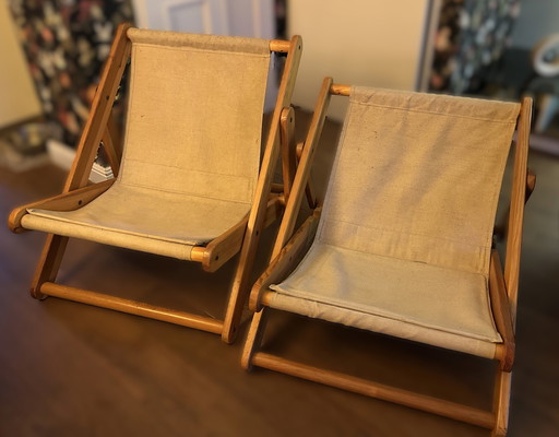 2x Kon Tiki Chair, Gills Lundgren, Ikea 1970