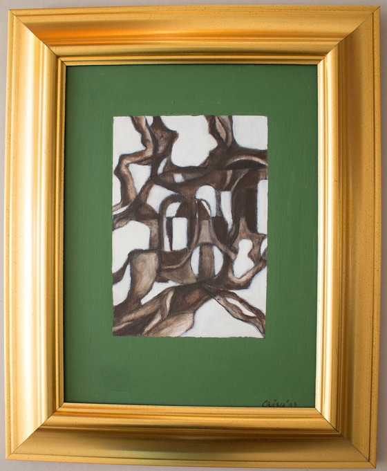 Image 1 of Chiru Chakravarty, Dream, huile sur toile, 40×30 cm